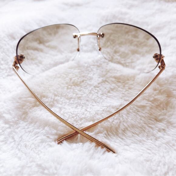 Ophelia Clear Floral Chic Sunglasses - Picture 9 of 10